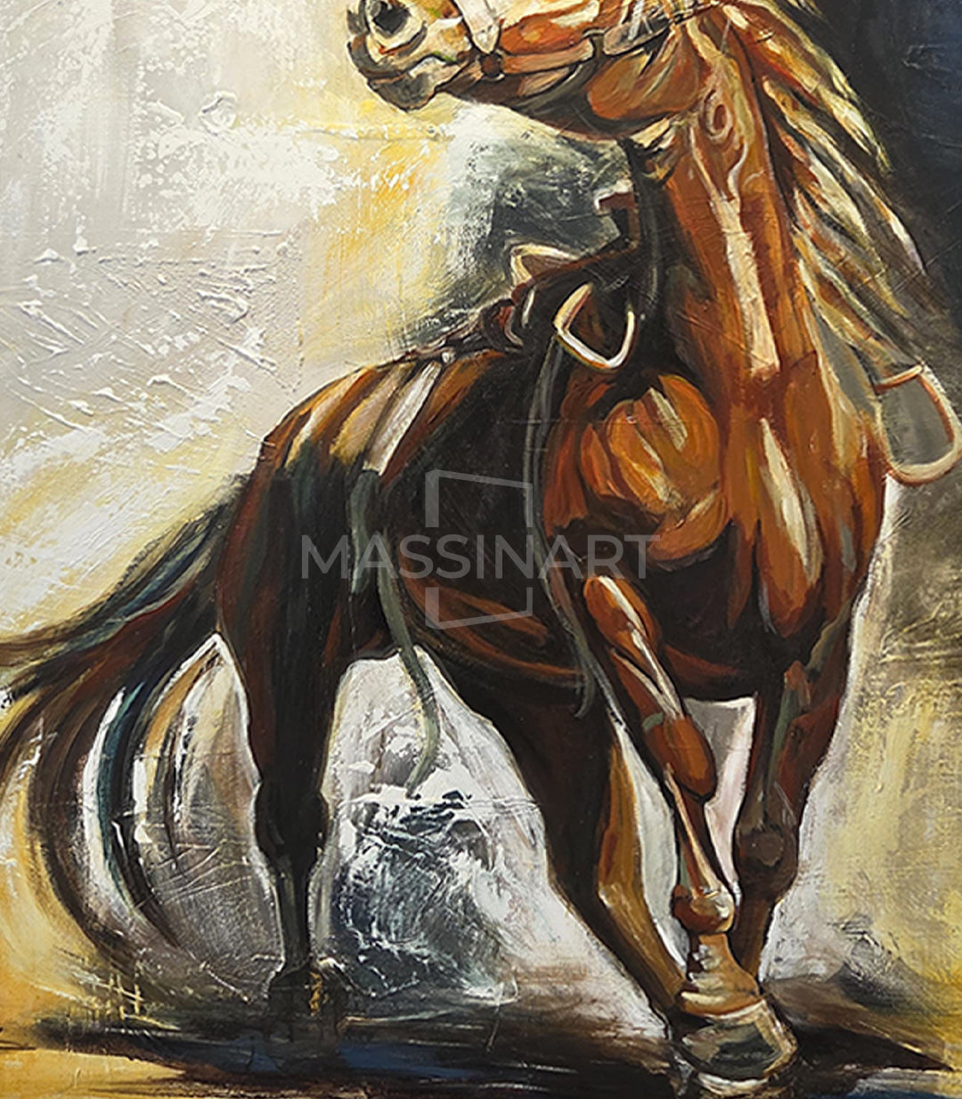 Courage - signé par l'artiste Samira AKR.